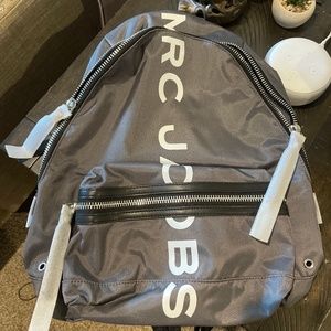 NWT Marc Jacobs Grey Backpack Purse